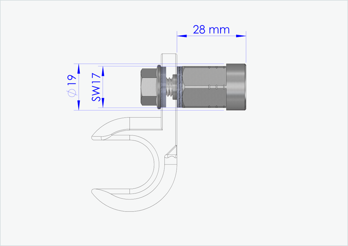 Vollachsen Adapter - M12 x 1.25 | für Thule, Qeridoo, Burley, Hamax u.v.a.