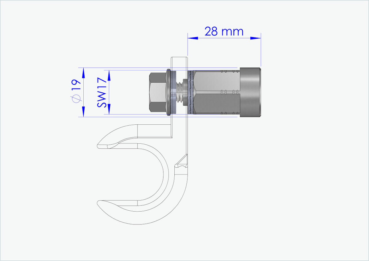 Vollachsen Adapter - FG 10.5 - (13/32 x 26) | für Thule, Qeridoo, Burley, Hamax u.v.a.