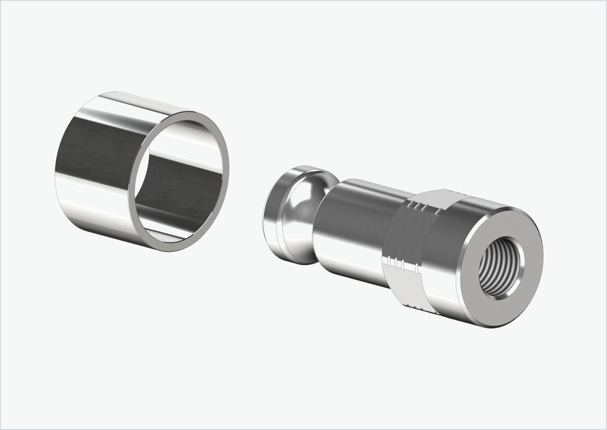 Vollachsen Adapter - M10 x 1.00 | für Croozer Anhänger ab 2018
