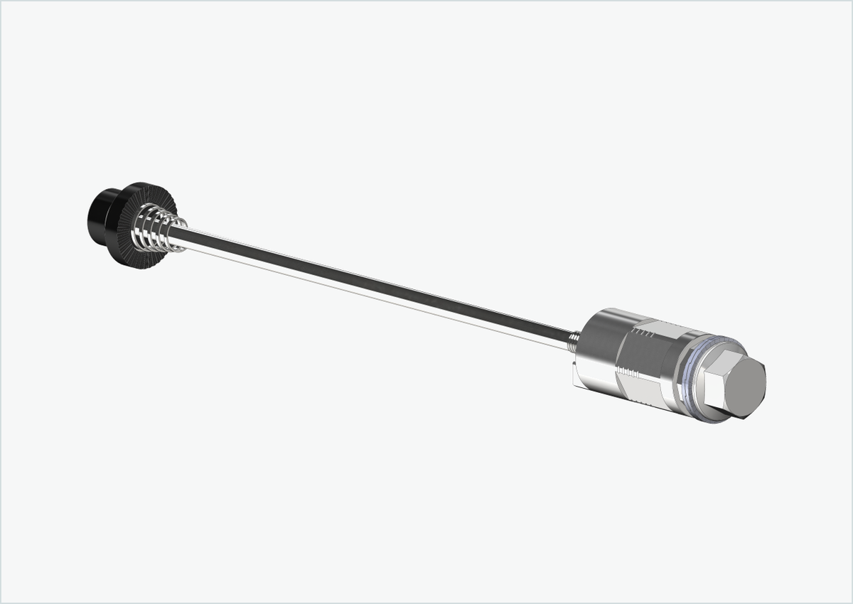 Schnellspannachse mit Polygonadapter | Klemmlänge 143mm - 153mm