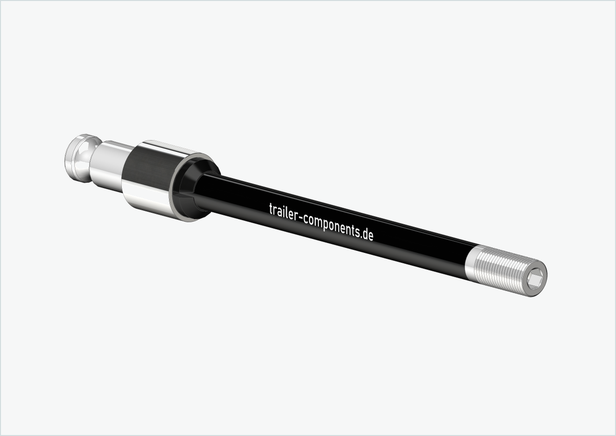 Steckachse Syntace (X-12) mit Adapter / M12 x 1.50 | für Croozer Anhänger ab 2018