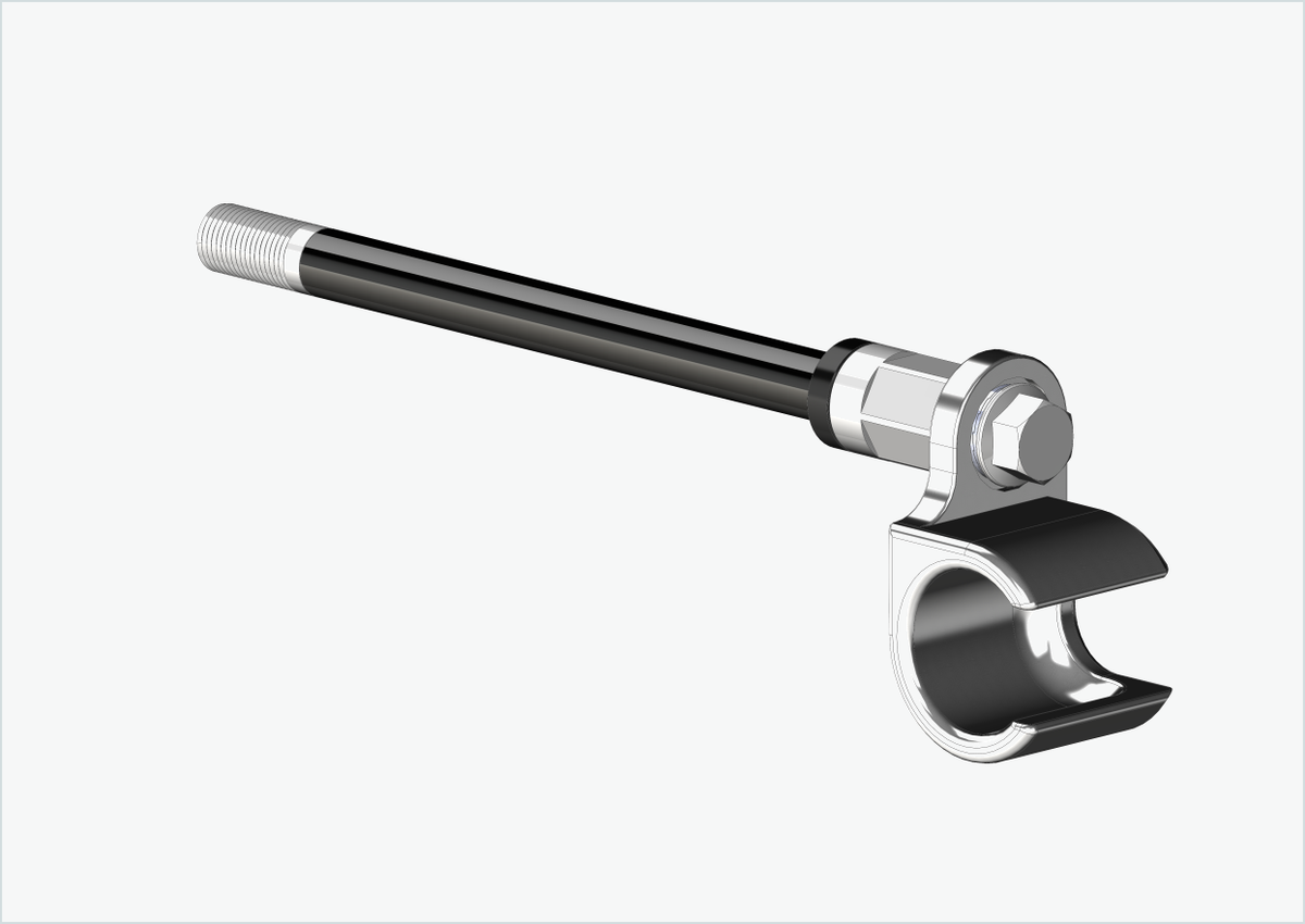 Steckachse mit Adapter Universal / M12 x 1.75