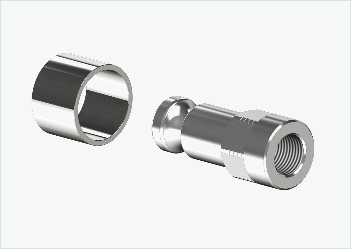 Vollachsen Adapter - M12 x 1.00 | für Croozer Anhänger ab 2018