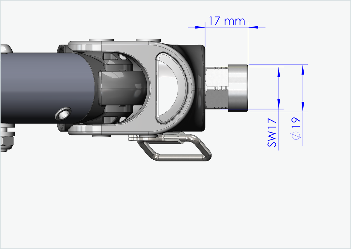 Vollachsen Adapter - M12 x 1.00 | für Croozer Anhänger ab 2018