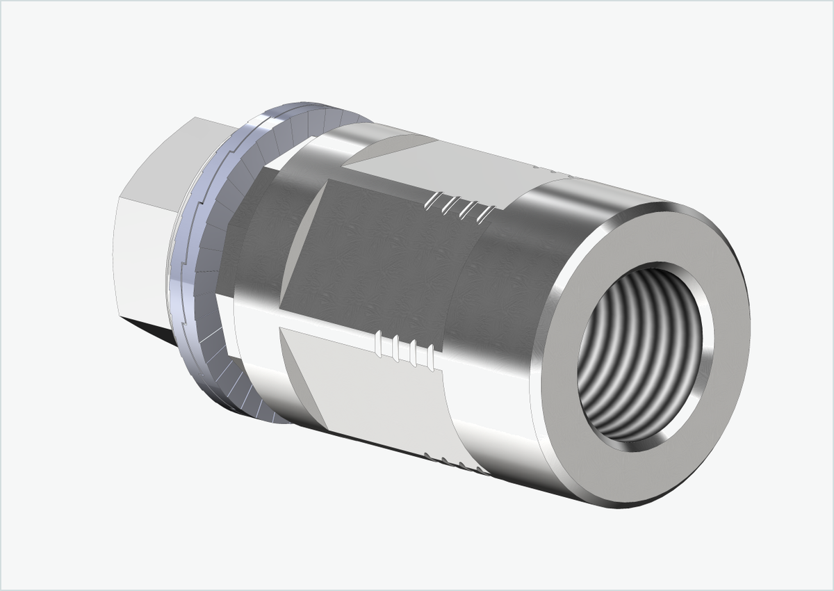Vollachsen Adapter - M12 x 1.00 | für Weber Kupplung E - EL - ES