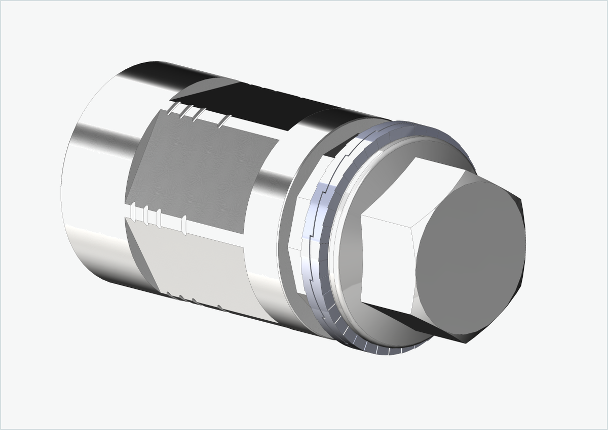Vollachsen Adapter - FG 9.5 - (3/8 x 26) | für Weber Kupplung E - EL - ES