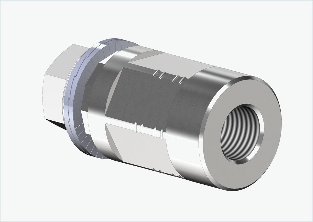 Vollachsen Adapter - FG 10.5 - (13/32 x 26) | für Weber Kupplung E - EL - ES