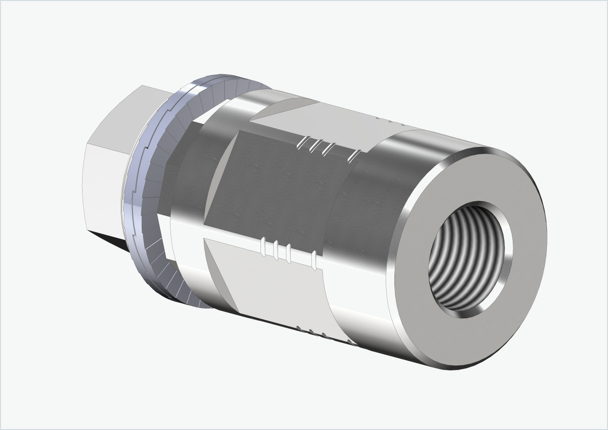 Vollachsen Adapter - M10 x 1.00 | für Weber Kupplung E - EL - ES