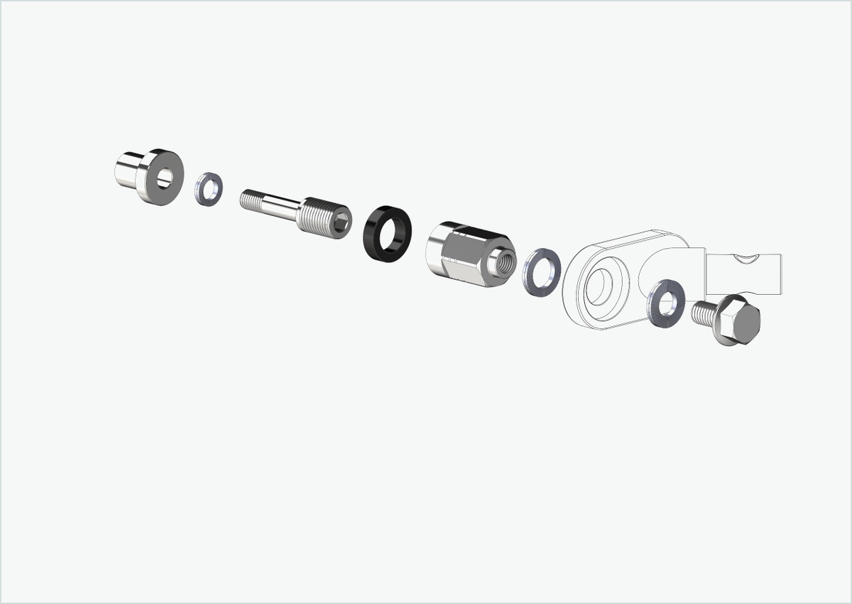 Adapter Universal XL für Rohloff Nabe Speedhub 500-14 / A12 | passend für Thule, Qeridoo, Burley, Prophete, Hamax, Trixie u.v.a.