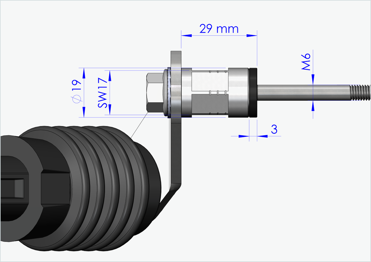 Adapter Polygon für Enviolo-Schaltnaben bis 2023 | passend für Weber-Kupplungen Typ: E - EL - ES