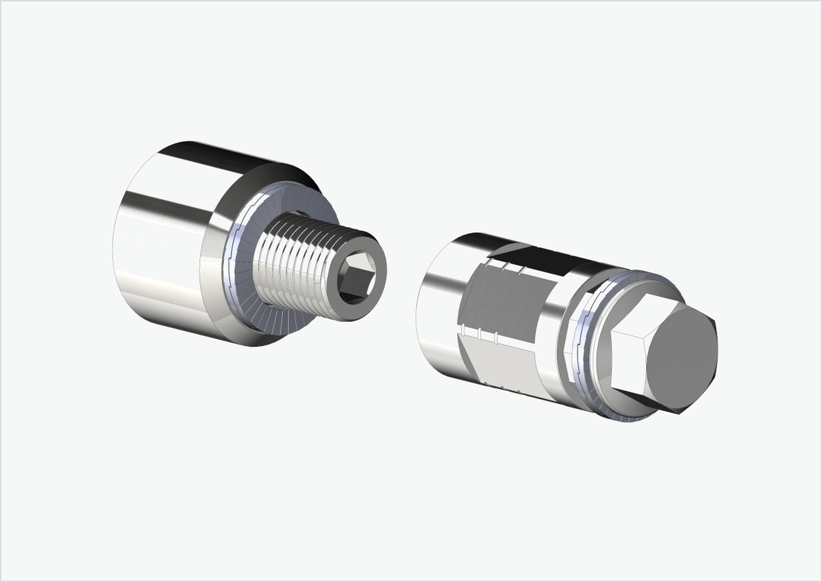 Adapter Polygon für HYENA-HRN-Motor | passend für Weber-Kupplungen Typ: E - EL - ES