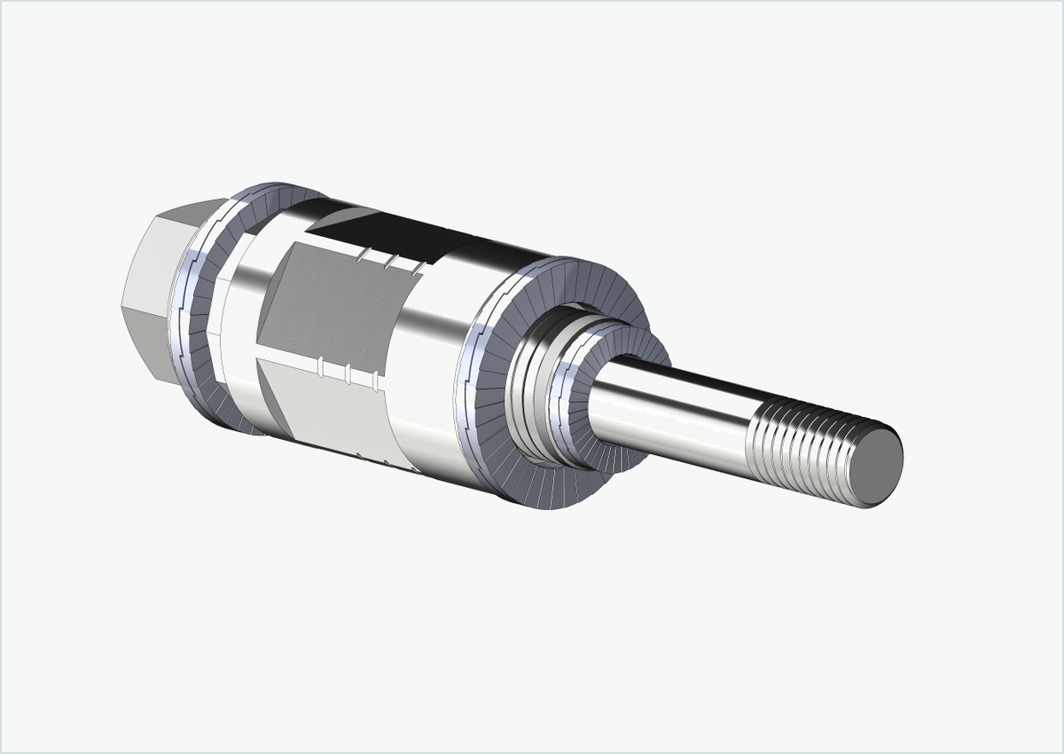 Adapter Polygon für HASE PINO mit Rohloff Speedhub A12 | passend für Weber-Kupplungen Typ: E - EL - ES