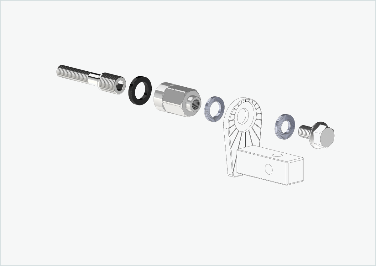 Adapter Universal für Enviolo-Schaltnaben ab 2024 | passend für Thule, Qeridoo, Burley, Prophete, Hamax, Trixie u.v.a.