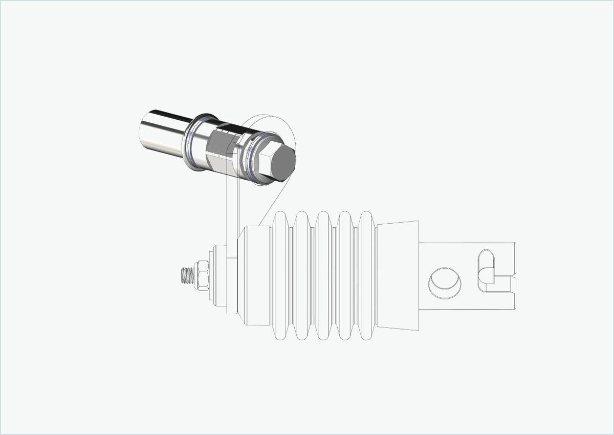 Cowboy 4 - Gewindeadapter lang - M12 x 1.25 | Bundle mit Adapter Weber