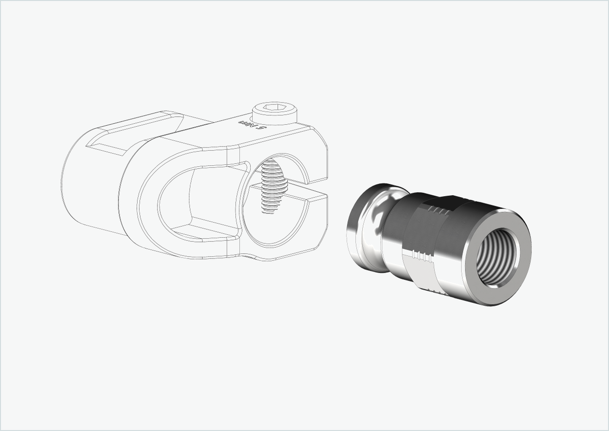 Vollachsen Adapter - M12 x 1.00 | für Qeridoo und Leggero mit BECCO-System