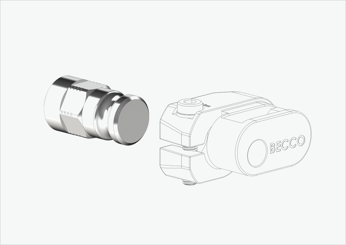 Vollachsen Adapter - M12 x 1.00 | für Qeridoo und Leggero mit BECCO-System