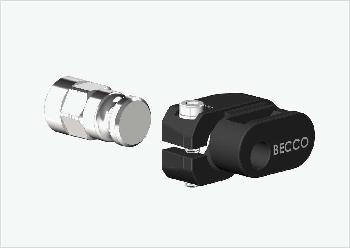 Vollachsen Adapter - M10 x 1.00 | für Qeridoo und Leggero mit BECCO-System