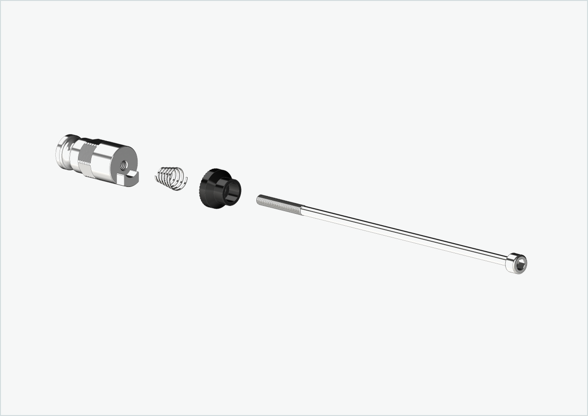 Schnellspannachse mit Adapter für Qeridoo und Leggero mit BECCO-System | Klemmlänge 143mm - 153mm