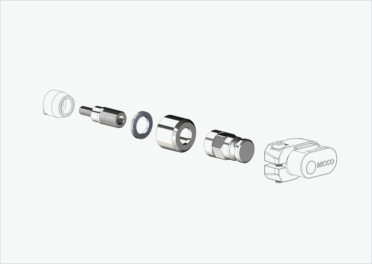 Adapter für HYENA-HRN-Motor | passend für Qeridoo und Leggero mit BECCO-System