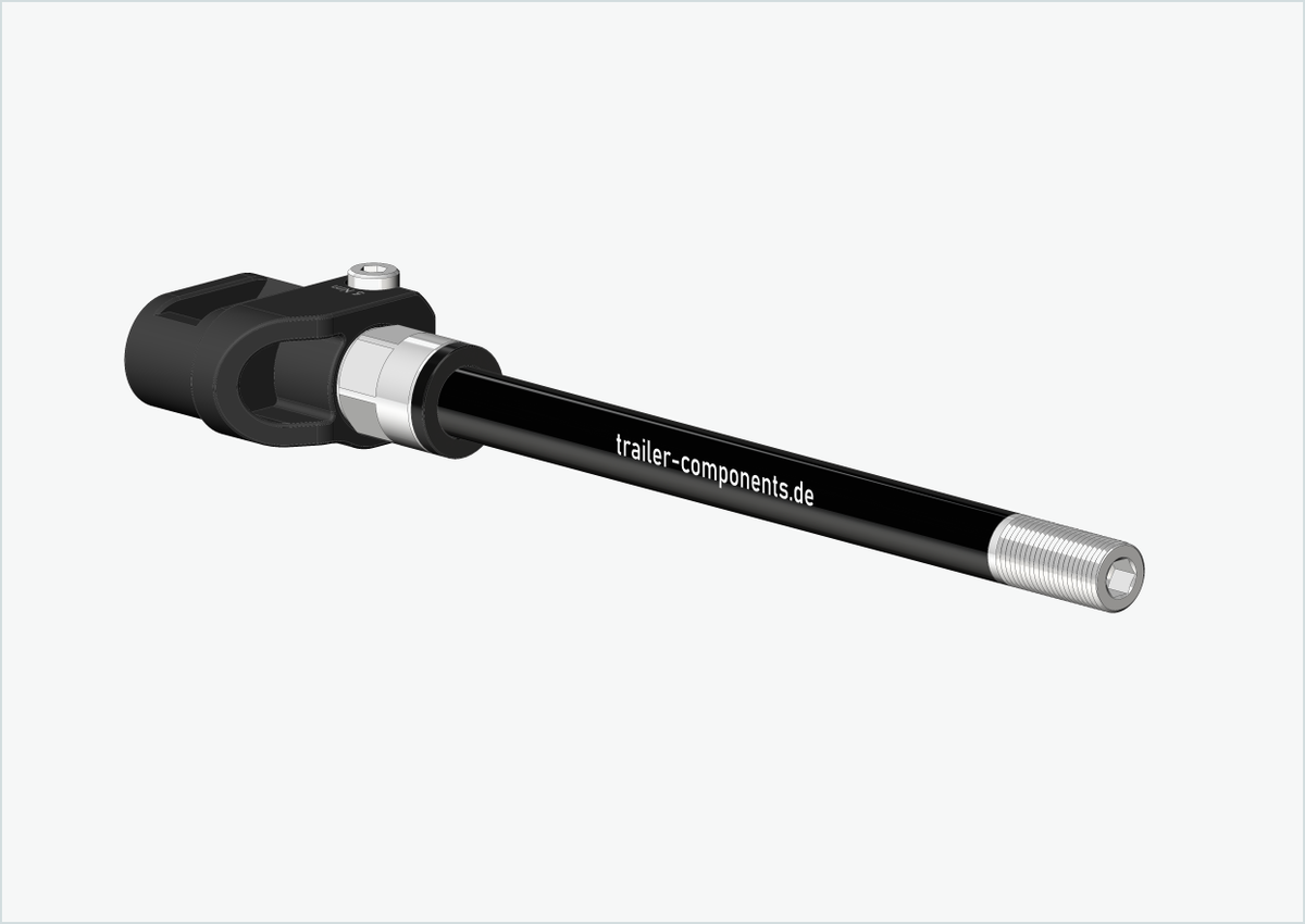 Steckachse mit Adapter / M12 x 1.75 | für Qeridoo und Leggero mit BECCO-System