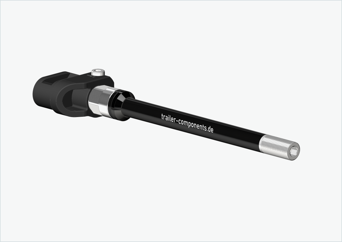 Steckachse Syntace (X-12) mit Adapter / M12 x 1.00 | für Qeridoo und Leggero mit BECCO-System