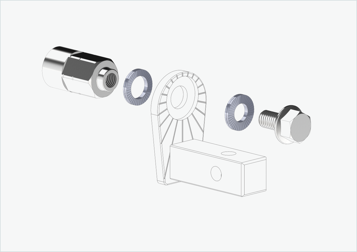 Vollachsen Adapter - M14 x 1.50 | für Thule, Qeridoo, Burley, Hamax u.v.a.