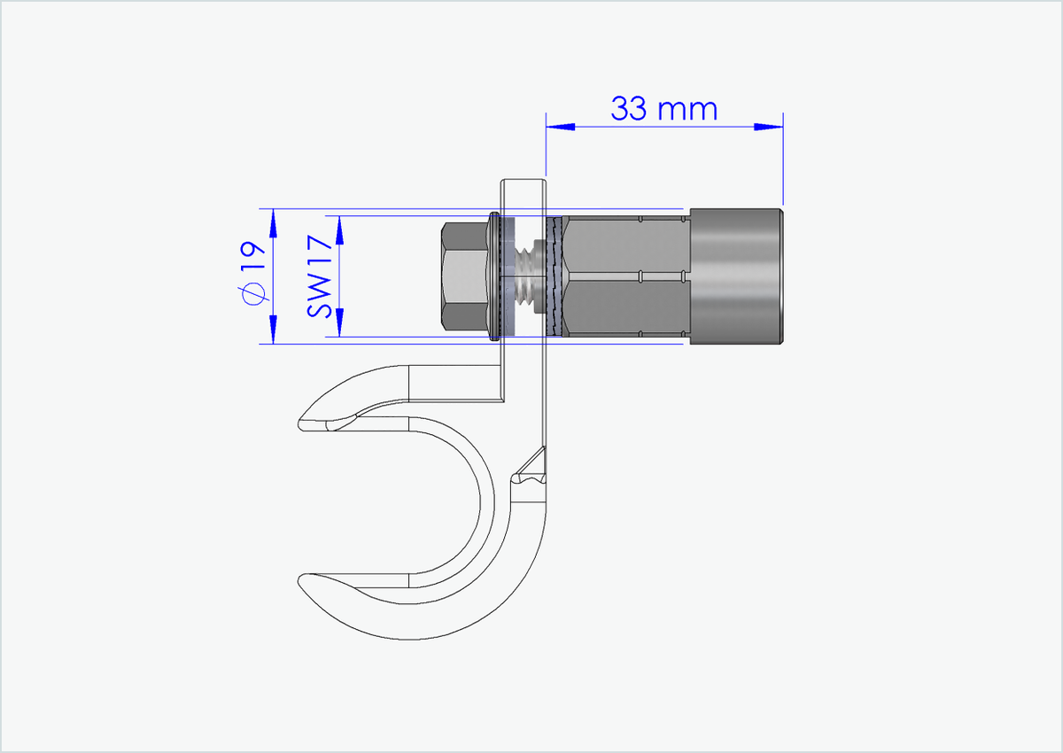 Vollachsen Adapter - M14 x 1.50 | für Thule, Qeridoo, Burley, Hamax u.v.a.