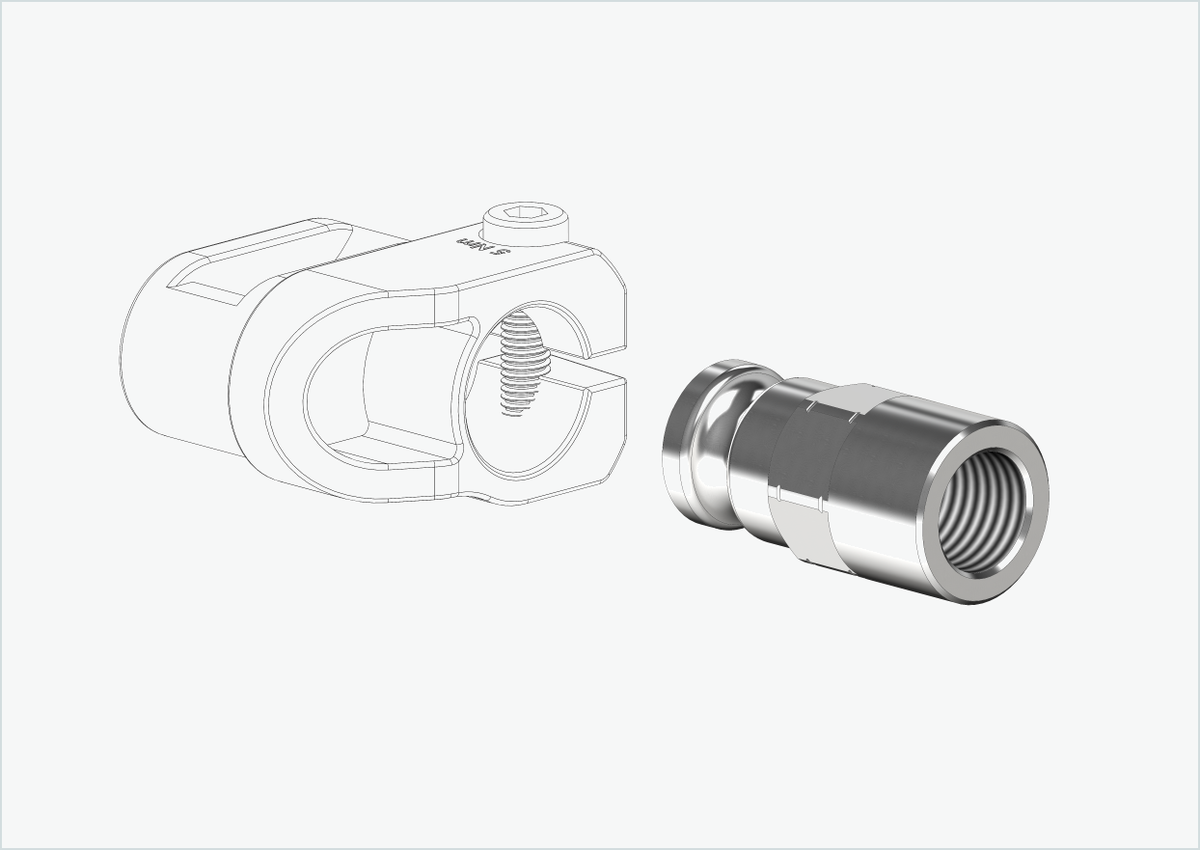 Vollachsen Adapter - M14 x 1.50 | für Qeridoo und Leggero mit BECCO-System