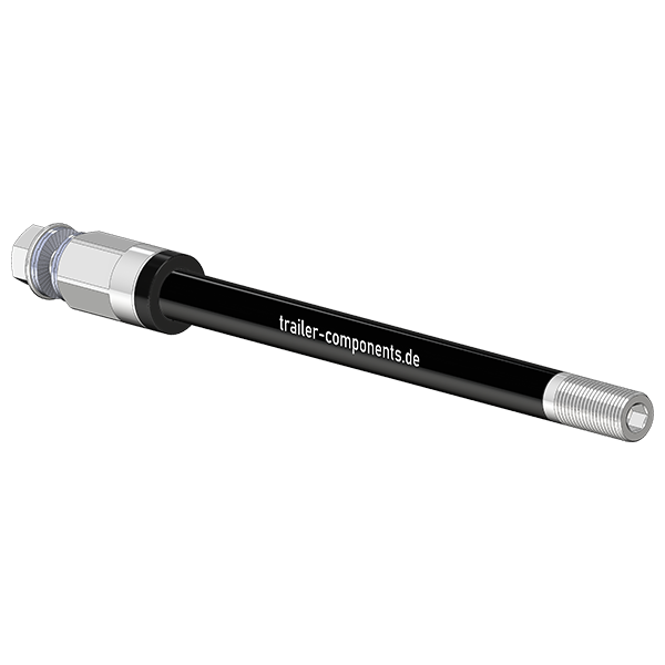 Steckachsen mit Adapter Universal | passend für Thule, Qeridoo, Burley, Hamax, Trixie u.v.a.