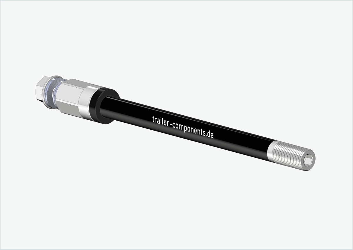Steckachse mit Adapter Universal / M12 x 1.00