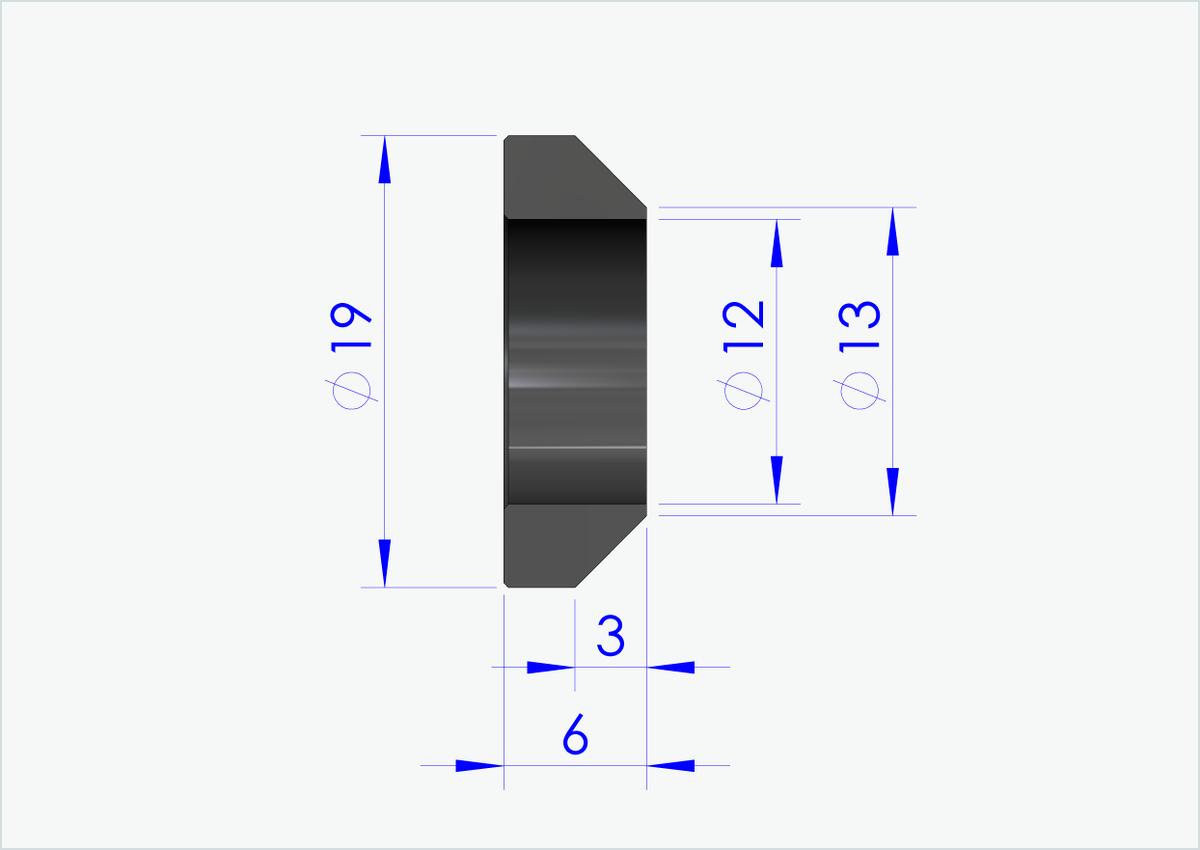 Distanzscheibe Syntace 6mm