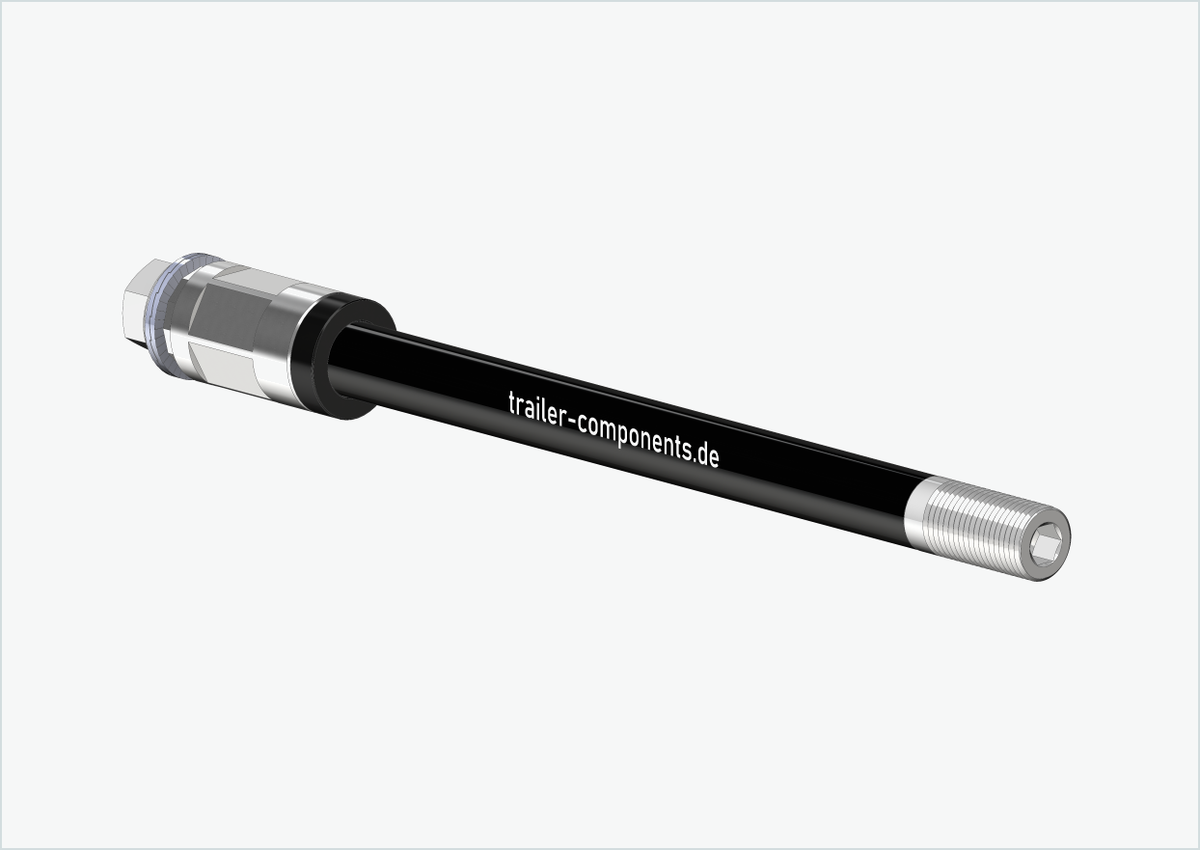 Steckachse mit Polygonadapter / M12 x 1.75
