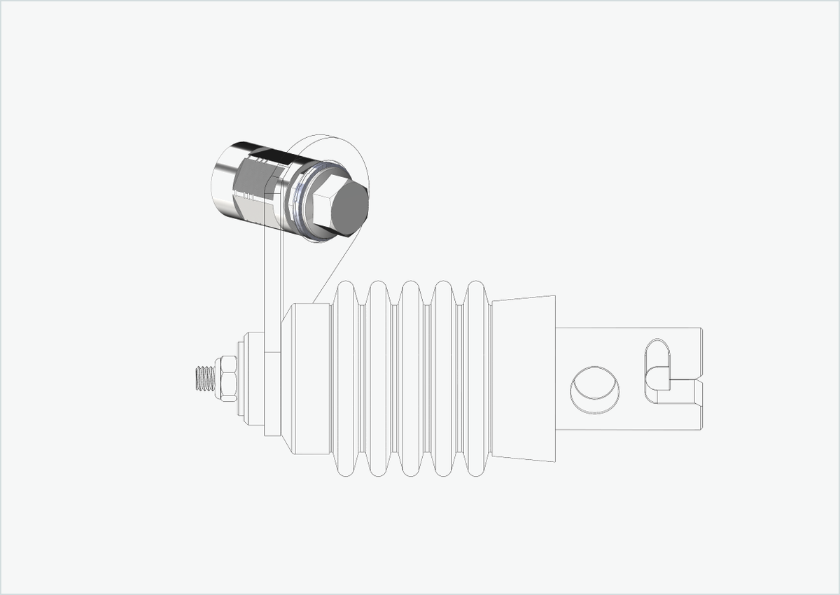 Vollachsen Adapter - M10 x 1.00 | für Weber Kupplung E - EL - ES