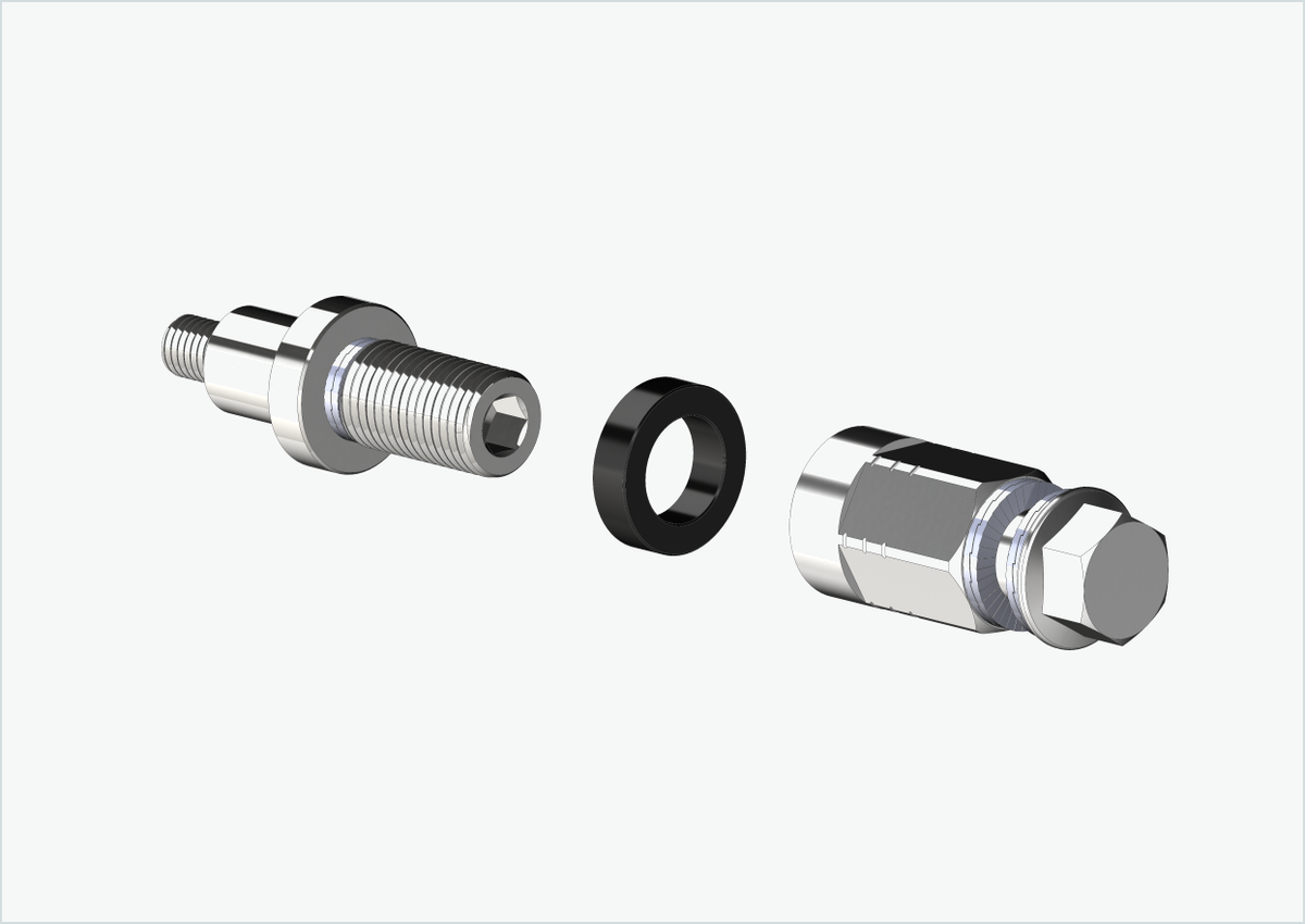 Adapter Universal XL für Rohloff Nabe Speedhub 500-14 / A12 | passend für Thule, Qeridoo, Burley, Prophete, Hamax, Trixie u.v.a.