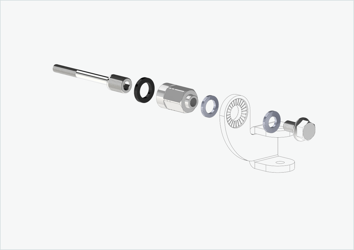 Adapter Universal für Enviolo-Schaltnaben bis 2023 | passend für Thule, Qeridoo, Burley, Prophete, Hamax, Trixie u.v.a.