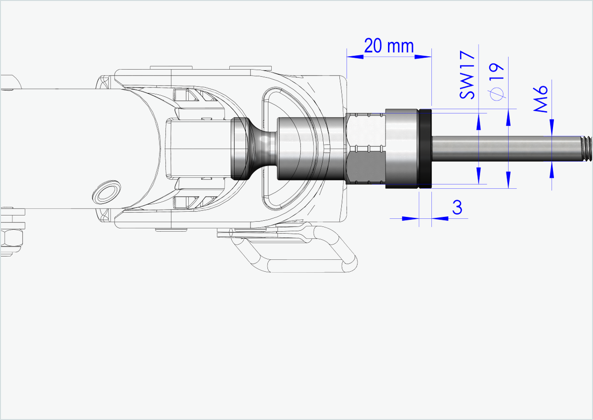 Adapter für Enviolo-Schaltnaben bis 2023 | passend für Croozer ab 2018