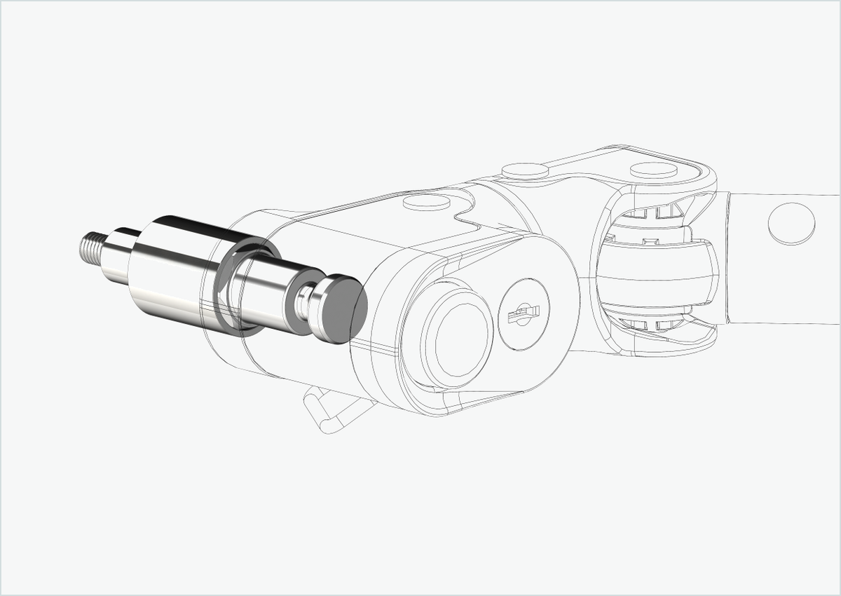 Adapter XL für Rohloff Nabe Speedhub 500-14 / A12 | passend für Croozer ab 2018