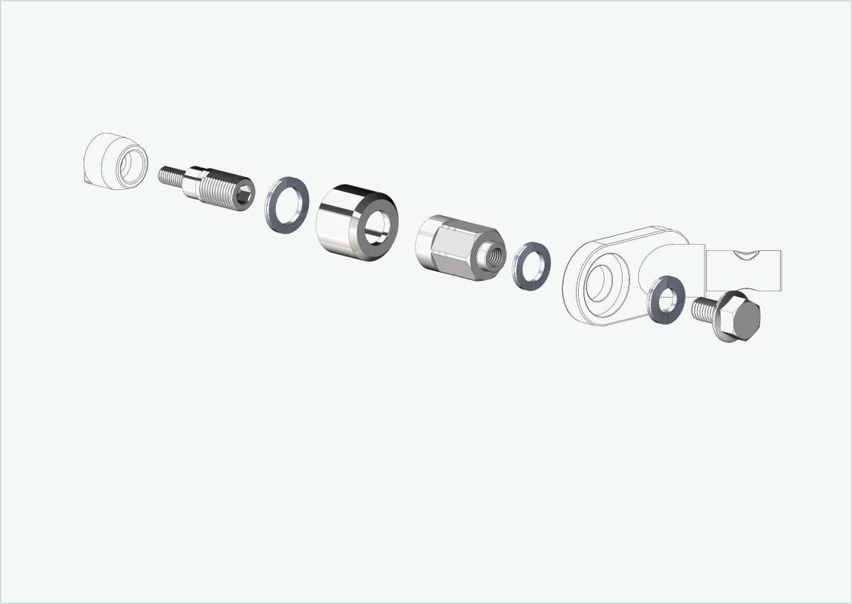 Adapter Universal für HYENA-HRN-Motor | passend für Thule, Qeridoo, Burley, Prophete, Hamax, Trixie u.v.a.