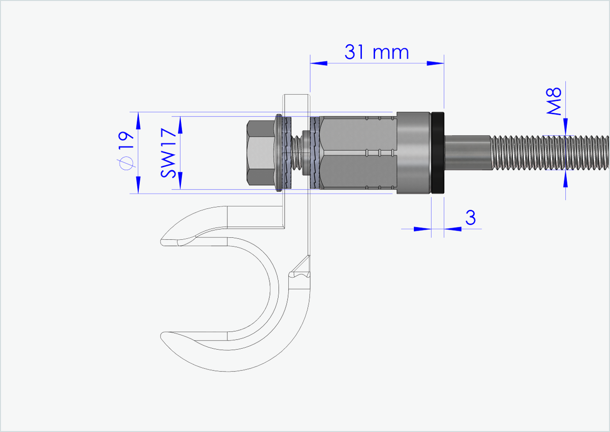 Adapter Universal für Enviolo-Schaltnaben ab 2024 | passend für Thule, Qeridoo, Burley, Prophete, Hamax, Trixie u.v.a.