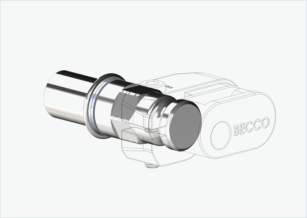 Cowboy 4 - Gewindeadapter kurz - M12 x 1.25 | Bundle mit BECCO Adapter für Qeridoo und Leggero