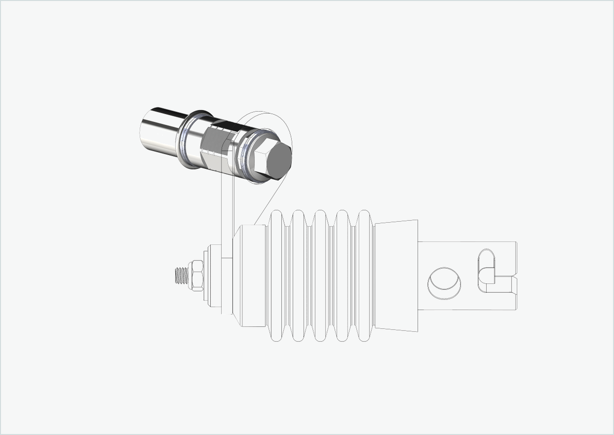 Cowboy 4 - Gewindeadapter kurz - M12 x 1.25 | Bundle mit Adapter Weber