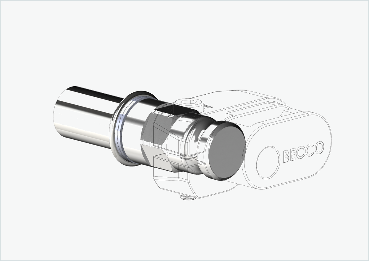 Cowboy 4 - Gewindeadapter lang - M12 x 1.25 |  Bundle mit BECCO Adapter für Qeridoo und Leggero