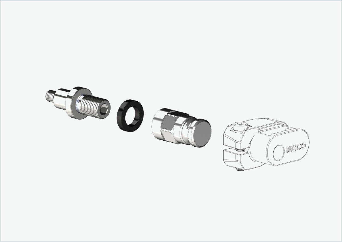 Adapter XL für Rohloff Nabe Speedhub 500-14 / A12 | passend für Qeridoo und Leggero mit BECCO-System
