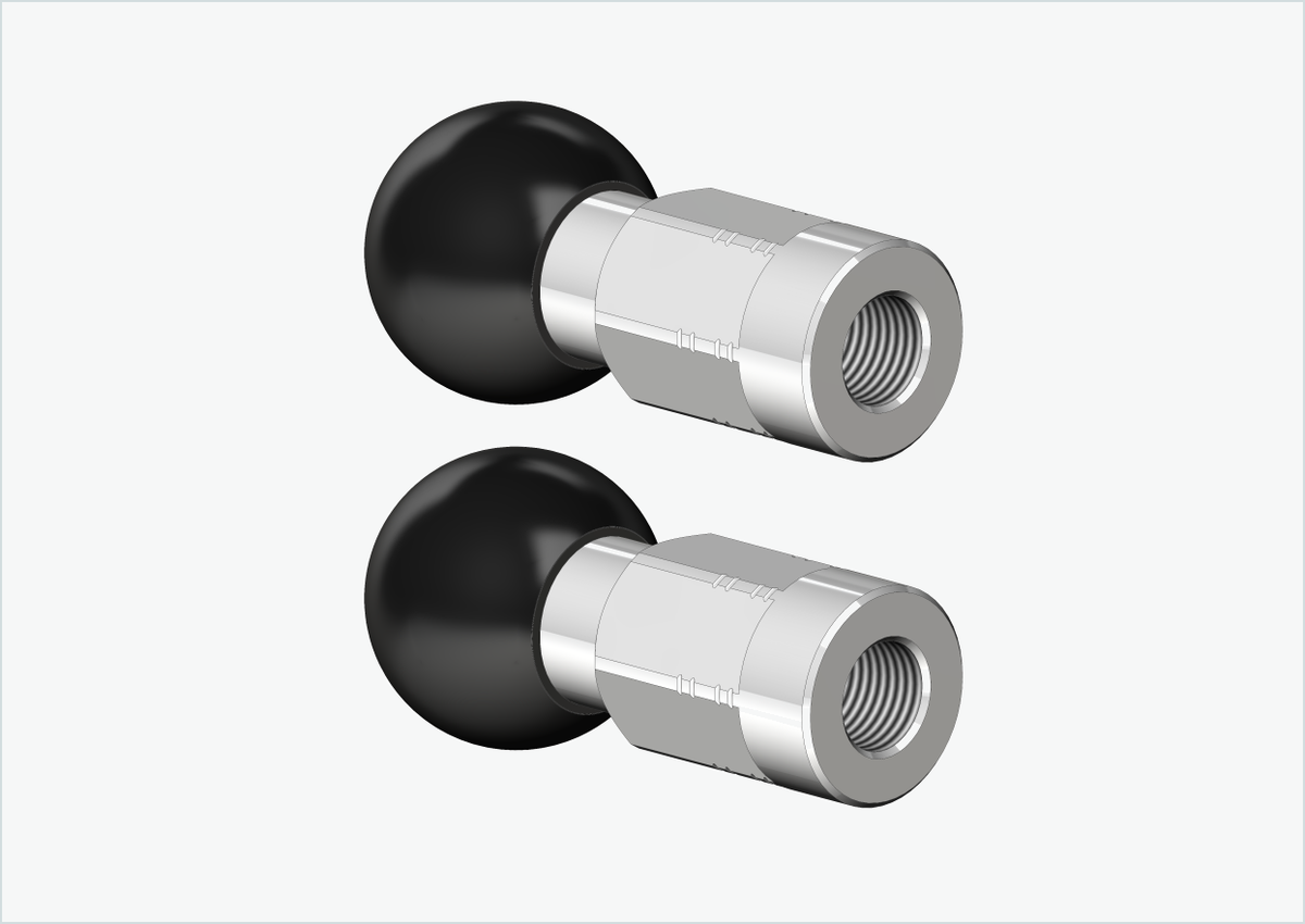 Vollachsen Adapter Set - FG 9.5 - (3/8 x 26) | passend für Burley COHO XC