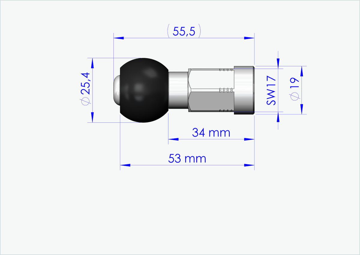Vollachsen Adapter Set - M12 x 1.00 | passend für Burley COHO XC