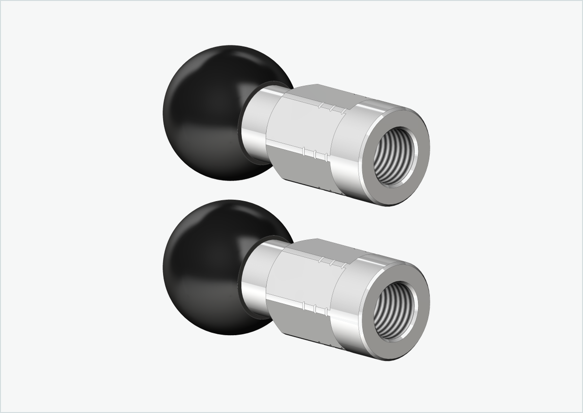 Vollachsen Adapter Set - M12 x 1.25 | passend für Burley COHO XC