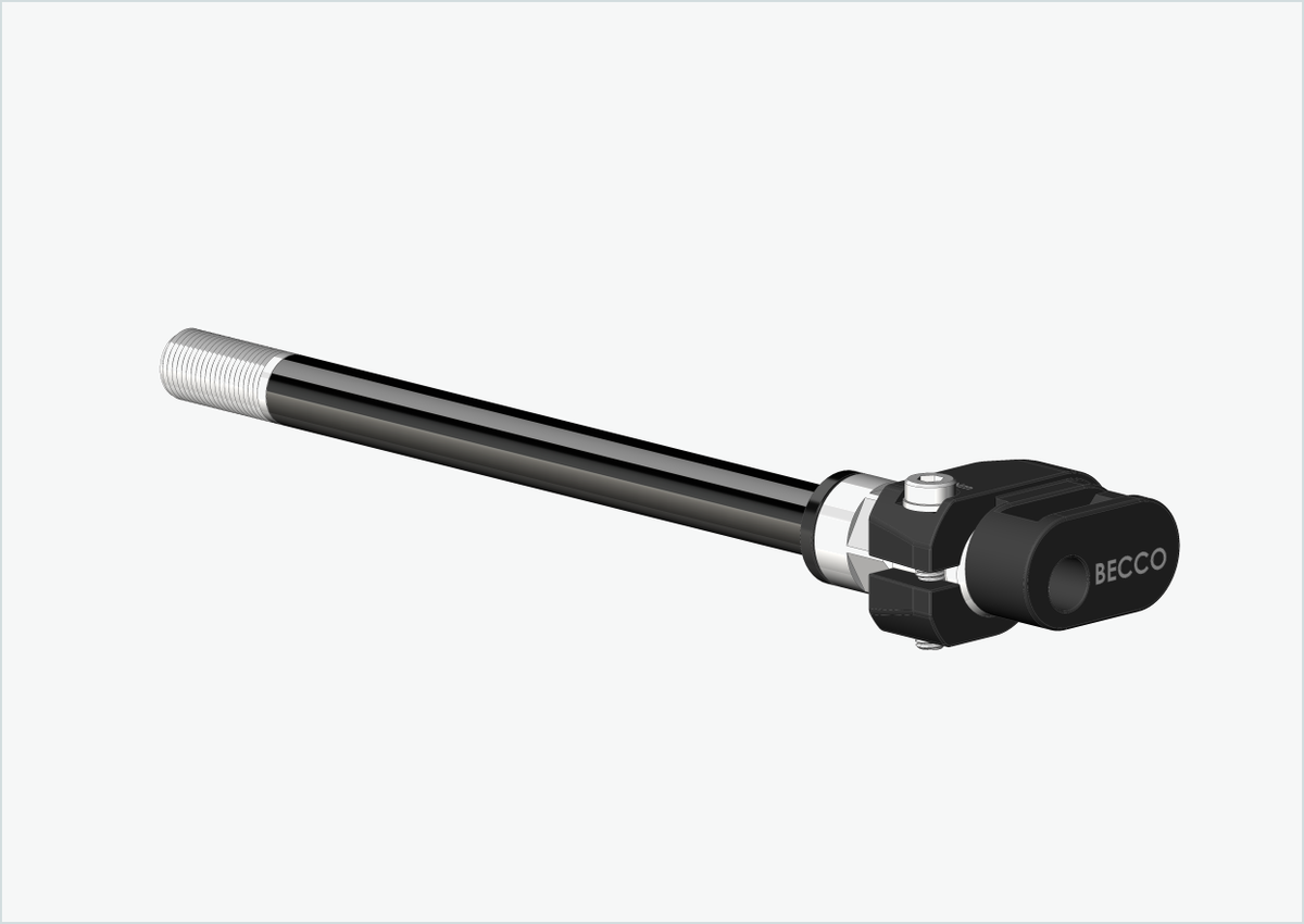Steckachse mit Adapter / M12 x 1.75 | für Qeridoo und Leggero mit BECCO-System