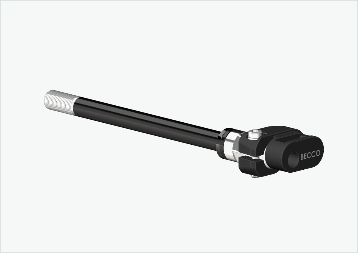 Steckachse Syntace (X-12) mit Adapter / M12 x 1.00 | für Qeridoo und Leggero mit BECCO-System