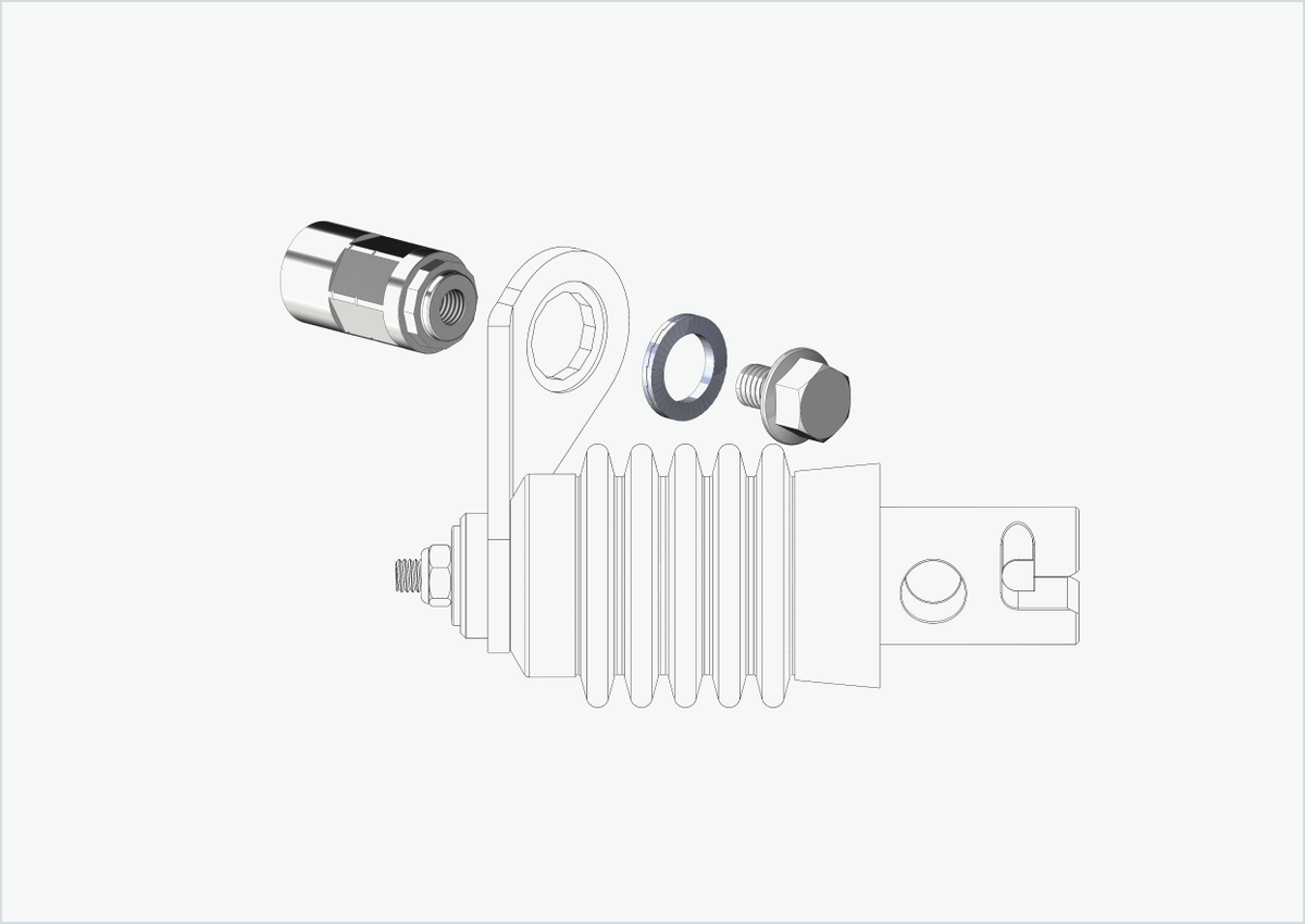 Vollachsen Adapter - M14 x 1.50 | für Weber Kupplung E - EL - ES