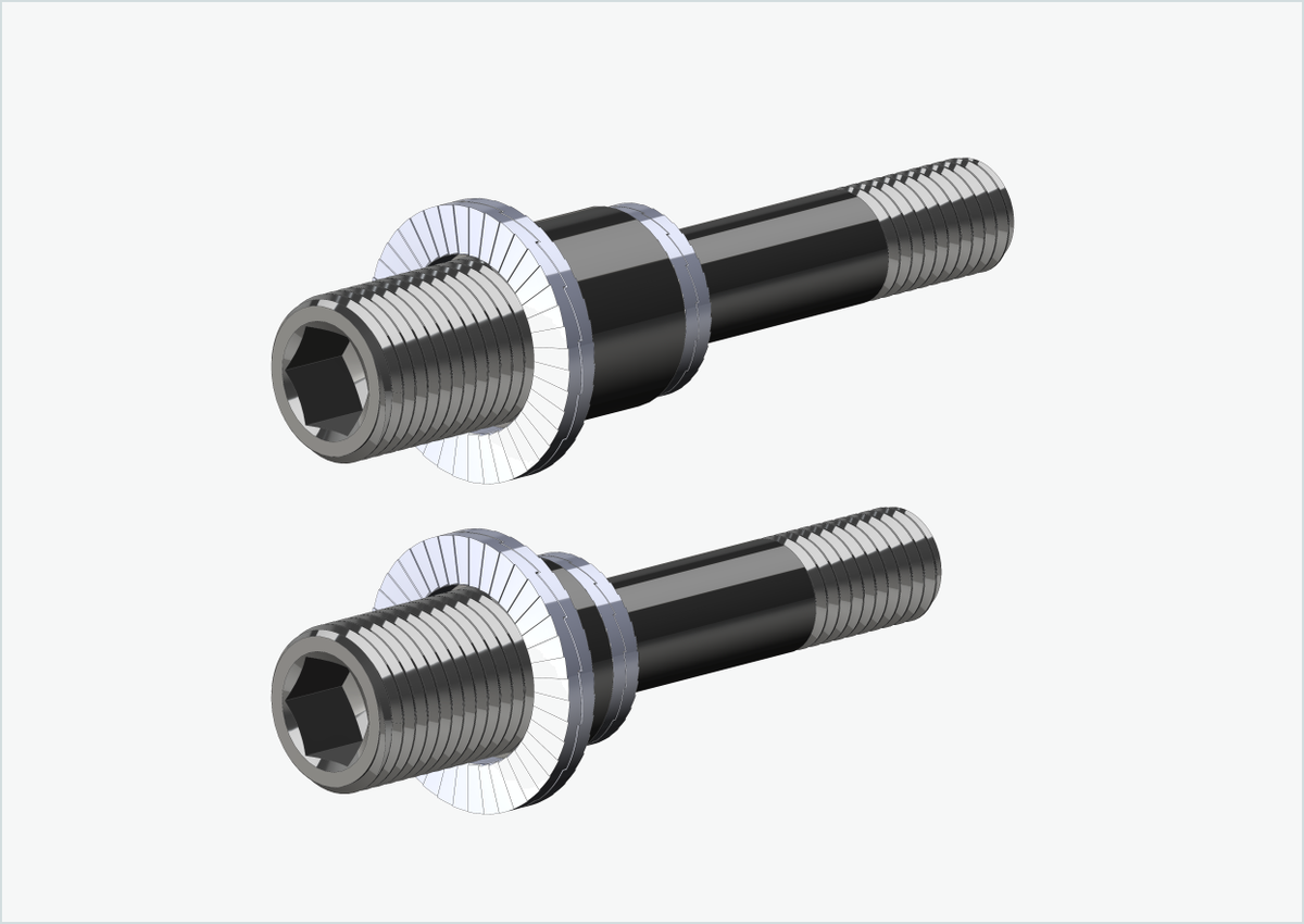 Burley COHO XC Gewindeadapter-Set | für HASE PINO mit Rohloff Speedhub 500-14 / A12